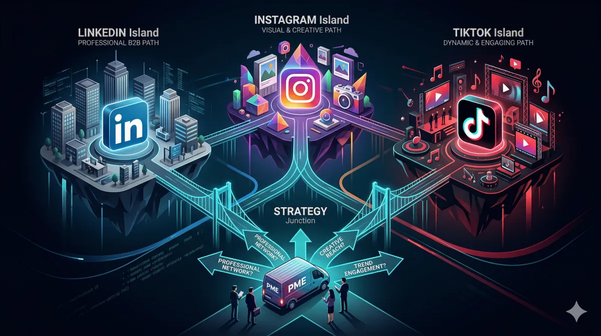 Réseaux sociaux pour PME — choisir la bonne plateforme marketing