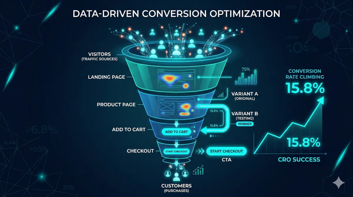 Optimisation du taux de conversion d'un site web — techniques CRO