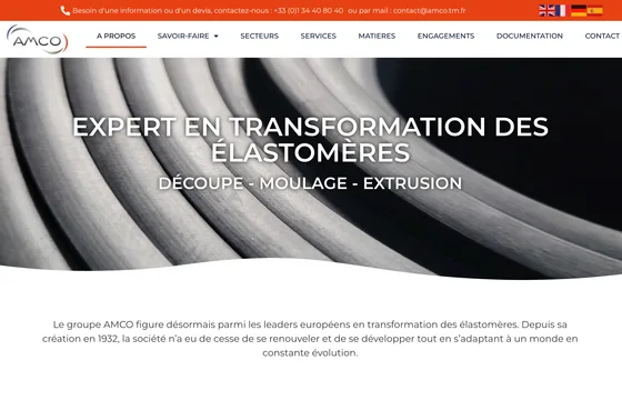 Site Amco — projet KBO Gestion