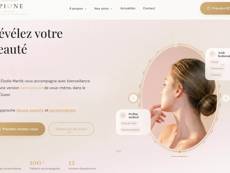 Cabinet Épione — réalisation KBO Gestion