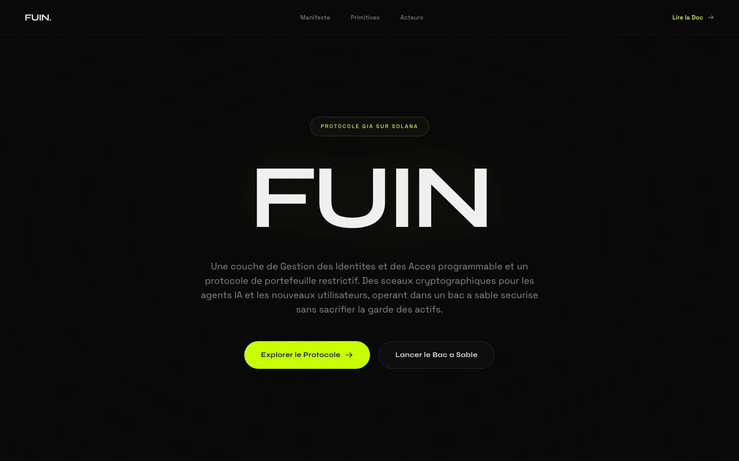 Fuin — aperçu du projet