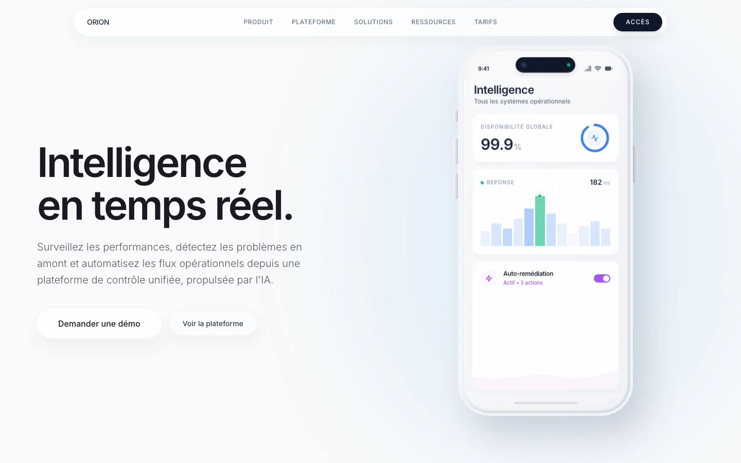 Orion — aperçu du projet