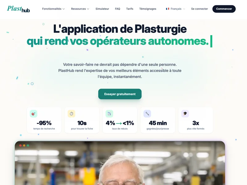PlastHub — réalisation KBO Gestion