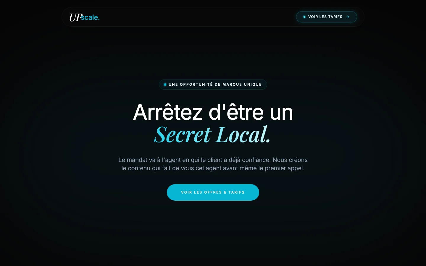 UPscale — aperçu du projet